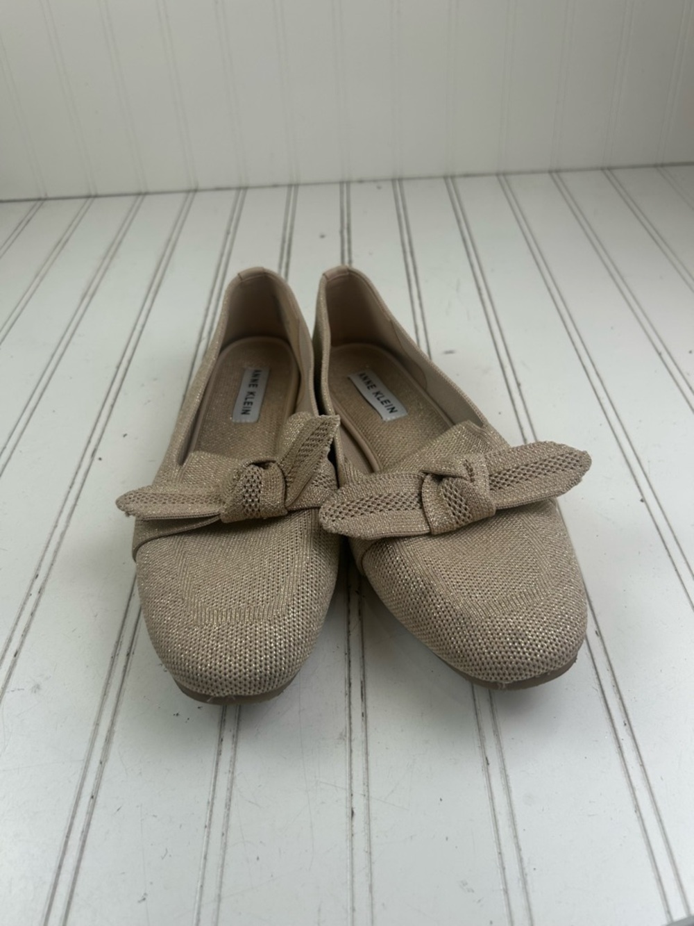 Anne Klein Teryn Bow Knit Slip-On Work Dress Loafer Flats Women’s Size 9M $60 - Picture 6 of 11
